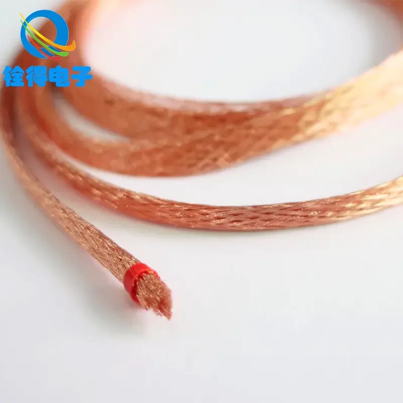 Vai trò của dây bện bằng đồng trần trong các kết nối thành phần điện tử là gì?